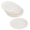 50 Pack 6" Round Disposable Bagasse Plates