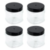 750ml Round Plastic Flat Jam Jars with Lids