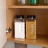 1 Litre Plastic Spice & Food Storage Jars with Shaker Lids