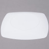 10 Pack 10" Square Plastic White Dinner Plates