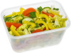 10 Pack 1000ml Rectangular Plastic Containers with Lids