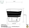 10 Pack 2.2oz Plastic Dessert Cups