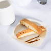 10 Pack 5.5" Square Plastic Ivory Dessert Plates