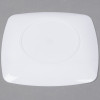 10 Pack 5.5" Square Plastic White Dessert Plates