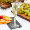 10 Pack 5oz Plastic Champagne Flutes (2-Piece)