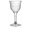 10 Pack 6oz 2 Piece Plastic Wine Glasses