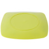 10 Pack 7.5" Square Plastic Green Salad Plates