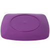 10 Pack 7.5" Square Plastic Purple/Mauve Salad Plates