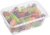 10 Pack 750ml Rectangular Plastic Containers with Lids