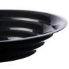 12" - 80 OZ. Black Low Profile Bowl