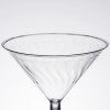 12 Pack 6oz Plastic Martini Cocktail Glasses