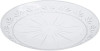 12 Pack 9" Clear Designed Dinner Plates