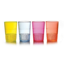 12 Pack Premium Plastic Shot Glasses Multi Colours
