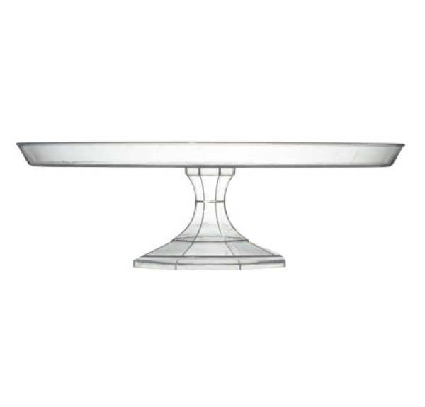 13.75" Cake Stand Clear