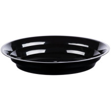 14" - 128 OZ. Black Low Profile  Bowl