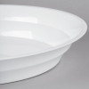 14" - 128 OZ. White Low Profile Bowl