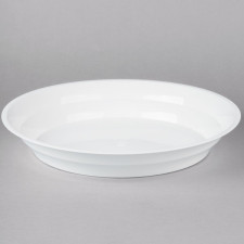 14" - 128 OZ. White Low Profile Bowl