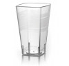 14 Pack 16oz Square Premium Plastic Large Tumblers