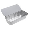 15 Pack Large 1.5 Litre Aluminium Loaf Foil Pans Tray with Lids