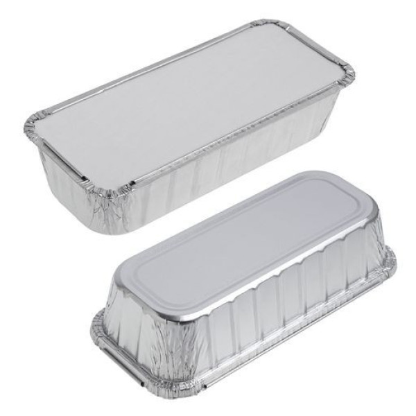 Foil loaf pan with lid best sale