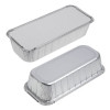 15 Pack Large 1.5 Litre Aluminium Loaf Foil Pans Tray with Lids