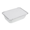 15 Pack 750ml Foil Pans Trays with Lids