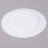 18 Pack 6" Round Plastic White Dessert Plates