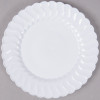 18 Pack 6" Round Plastic White Dessert Plates