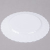 18 Pack 9" Round Plastic White Dinner Plates