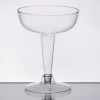 20 Pack 4oz Plastic Old Fashioned Champagne Cocktail 2 Piece Plastic Glasses