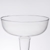 20 Pack 4oz Plastic Old Fashioned Champagne Cocktail 2 Piece Plastic Glasses