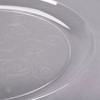 20 Pack 10" Round Plastic Dinner Plates - Clear