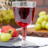 20 Pack 2 Piece 5oz Plastic Wine Glasses