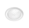 20 Pack 6.25" Round Plastic Dessert Plates - Clear