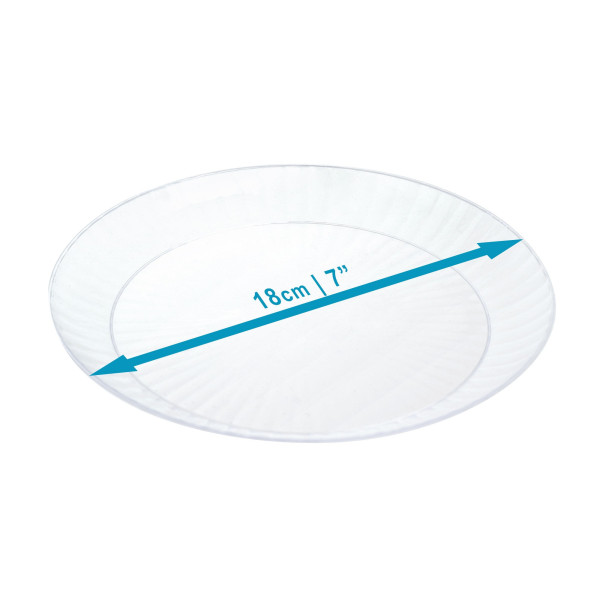 White plastic deals plates bulk