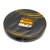 20 Pack 8" Black & Gold Designed Plastic Plates