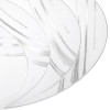 20 Pack 8" White & Silver Designed Plastic Plates