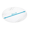 20 Pack 8" White & Silver Designed Plastic Plates