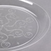 20 Pack 9" Round Plastic Dinner Plates - Clear