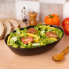 2.25 Litre Black Oval Plastic Serving Bowls