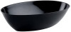 2.25 Litre Black Oval Plastic Serving Bowls