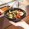 24oz Plastic Salad Bowls with Lids