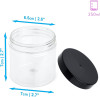 250ml Round Plastic Food/Candy Storage Jar