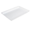 3 Pack 9" x 13" White Rectangular Serving Trays