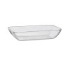 10 Pack 3" Rectangular Clear  Mini  Trays