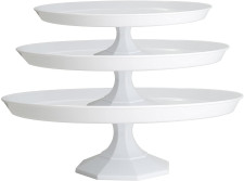 3 Tiered Cake stand White