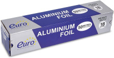 30cm Aluminium Foil Food Wrap Roll - 50 Meter Roll