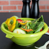 32oz Plastic Salad Bowls and Lids