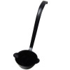 3.5 oz Serving Ladle Black/Clear