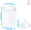 380ml Victorian Style Round Plastic Food/Candy Storage Jar